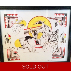 Willis Iron Shirt Original Sketch